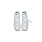 OFF-WHITE x Nike Air Force 1 Low 'AF100' AO4297-100 - White Sneakers with Metallic Silver Swoosh