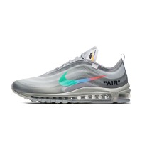 Nike x Off-White Air Max 97 AJ4585-012 - Iconic Transparent Design with Multi-Color Swoosh