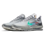 Nike x Off-White Air Max 97 AJ4585-012 Transparent Design with Multi-Color Swoosh