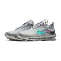 Nike x Off-White Air Max 97 AJ4585-012 - Iconic Transparent Design with Multi-Color Swoosh