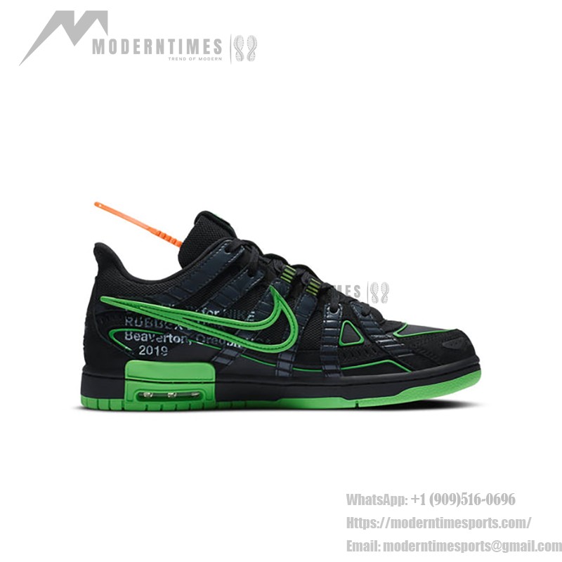 OFF-WHITE x Nike Air Rubber Dunk ‘Green Strike’ CU6015-001 Limited Edition Sneaker