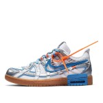 OFF-WHITE x Nike Air Rubber Dunk 'University Blue' CU6015-100 - Limited Edition Sneakers in Blue and Silver