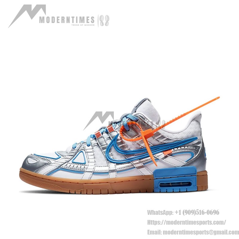 OFF-WHITE x Nike Air Rubber Dunk 'University Blue' CU6015-100 - Limited Edition Sneakers in Blue and Silver