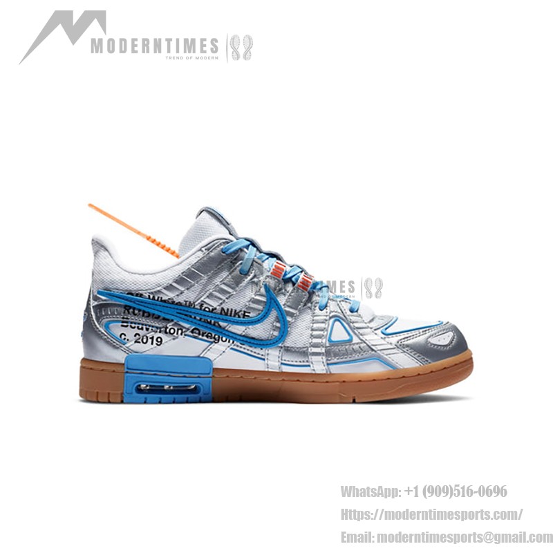 OFF-WHITE x Nike Air Rubber Dunk 'University Blue' CU6015-100 - Limited Edition Sneakers in Blue and Silver