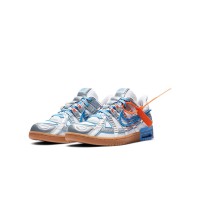 OFF-WHITE x Nike Air Rubber Dunk 'University Blue' CU6015-100 - Deconstructed Tech-Style Limited Edition Sneakers