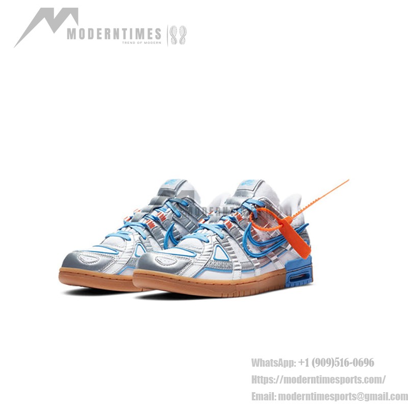 OFF-WHITE x Nike Air Rubber Dunk 'University Blue' CU6015-100 - Limited Edition Sneakers in Blue and Silver