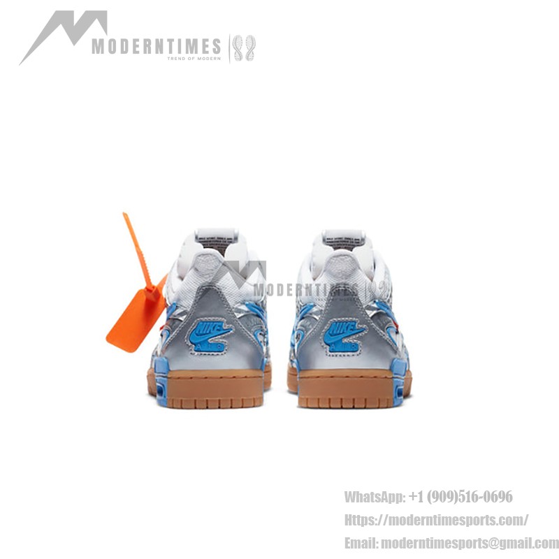 OFF-WHITE x Nike Air Rubber Dunk 'University Blue' CU6015-100 - Limited Edition Sneakers in Blue and Silver