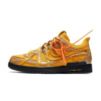 OFF-WHITE x Nike Air Rubber Dunk ‘University Gold’ – Limited Edition Sneaker, CU6015-700, Iconic Collaboration