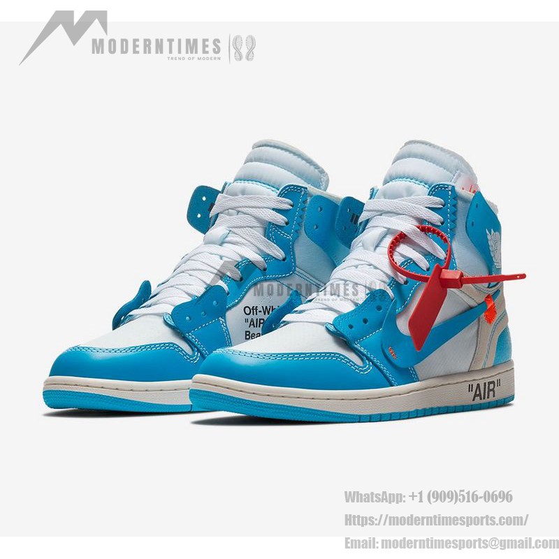 Off-White x Air Jordan 1 Retro High "UNC" Powder Blue AQ0818-148 sneaker