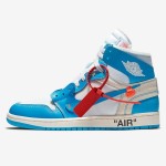 Off-White x Air Jordan 1 Retro High "UNC" Powder Blue AQ0818-148 sneaker