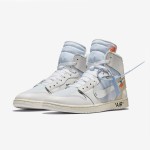 Off-White x Air Jordan 1 White "The Ten" AQ0818-100 Limited Edition Sneaker by Virgil Abloh