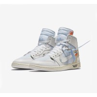 Off-White x Air Jordan 1 White "The Ten" AQ0818-100 - Limited Edition Deconstructed Sneaker by Virgil Abloh