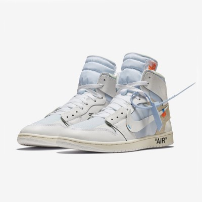 Off-White x Air Jordan 1 White "The Ten" AQ0818-100 - Limited Edition Deconstructed Sneaker by Virgil Abloh