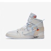 Off-White x Air Jordan 1 White "The Ten" AQ0818-100 - Limited Edition Deconstructed Sneaker by Virgil Abloh