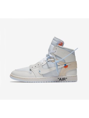 Off-White x Air Jordan 1 ホワイト "The Ten" AQ0818-100 - ヴァージル・アブローによる限定版解体デザインスニーカー