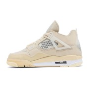 Off-White x Air Jordan 4 "Sail" CV9388-100 - Exclusive Women's Sneaker in Elegant Neutral Tones