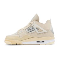 Off-White x Air Jordan 4 "Sail" CV9388-100 - Exclusive Women's Sneaker in Elegant Neutral Tones