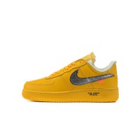 Off-White x Nike Air Force 1 Low "University Gold" DD1876-700 Premium Gold Sneakers | Iconic Collaboration