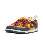 Off-White x Nike Dunk Low 'University Gold' CT0856-700 - Collaboration Sneakers in Gold and Navy