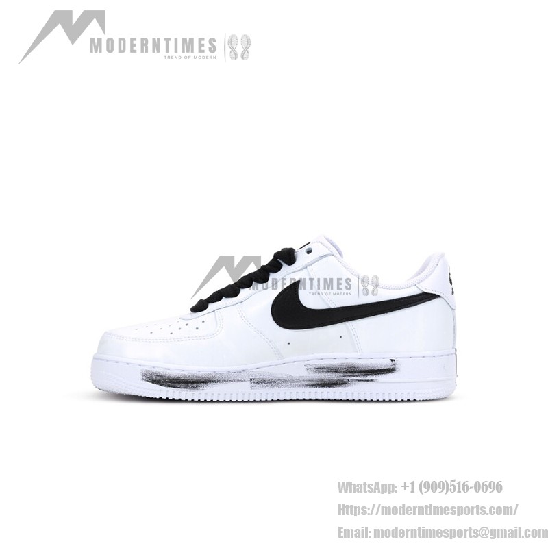 PEACEMINUSONE x Nike Air Force 1 Low 'Para-Noise' DD3223-100 - 그래피티 디자인이 돋보이는 화이트 가죽 스니커즈