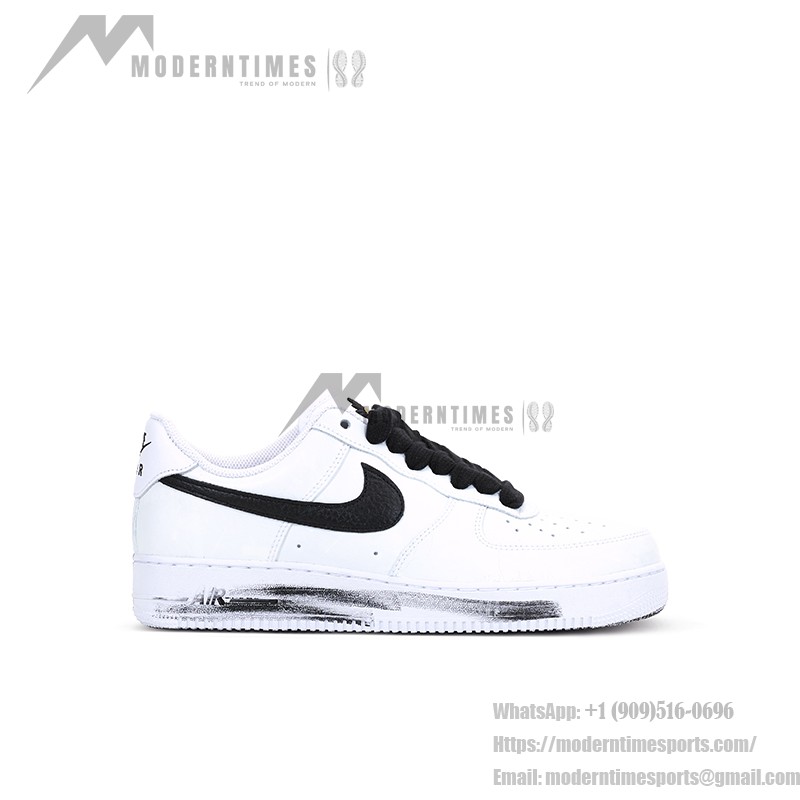 PEACEMINUSONE x Nike Air Force 1 Low 'Para-Noise' DD3223-100 - White Leather Sneakers with Graffiti Design