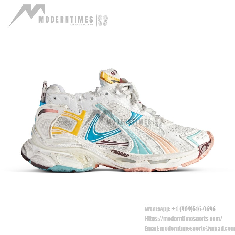 Balenciaga Runner Sneakers - Multi-Color Sneakers for Street Style Balenciaga Runner Sneakers - Vibrant Multi-Color Sneakers with Premium Comfort