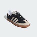 Adidas Samba OG IE5836 black and beige sneakers with gum sole