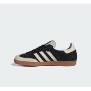 Adidas Samba OG IE5836 – Stylische Schwarze und Beigefarbene Sneaker mit Gummisohle für Retro Streetstyle