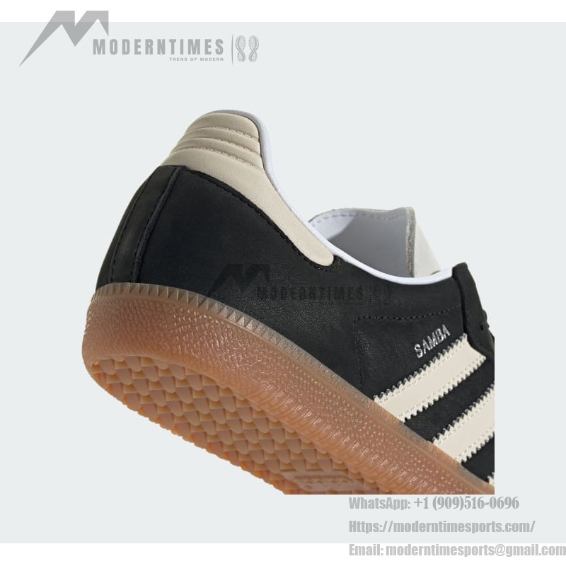 Adidas Samba OG IE5836 black and beige sneakers with gum sole