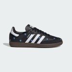 Adidas Samba OG IF4397 Black Retro Sneakers with Blue Floral Embroidery