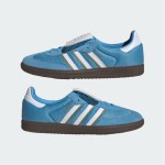 Adidas Samba OG IE9170 Blaue Retro-Sneaker mit Weißen Streifen