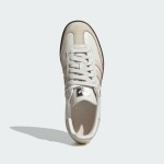 Adidas Samba OG IH2751 White Retro Sneakers with Soft Pink Stripes