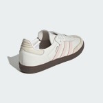 Adidas Samba OG IH2751 White Retro Sneakers with Soft Pink Stripes