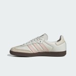 Adidas Samba OG IH2751 White Retro Sneakers with Soft Pink Stripes