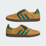 Adidas Samba OG IE9165 Retro Sneakers with Bold Yellow and Green Stripes