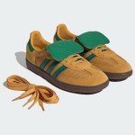 Adidas Samba OG IE9165 Retro Sneakers with Bold Yellow and Green Stripes