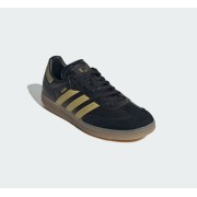 Adidas Samba OG IH8159 - Black & Gold Sneakers with Gum Sole, Messi-Inspired for Street Style & Indoor Sports