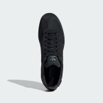 Adidas Samba OG JI4647 black suede sneakers with gold detailing