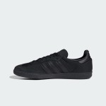 Adidas Samba OG JI4647 black suede sneakers with gold detailing