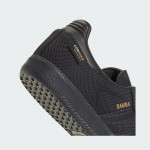 Adidas Samba OG JI4647 schwarze Wildleder-Sneaker mit goldenen Details