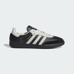 Adidas Samba OG JP5282 black suede sneakers with silver stripes