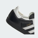 Adidas Samba OG JP5282 black suede sneakers with silver stripes