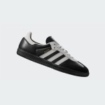 Adidas Samba OG JP5282 schwarze Wildleder-Sneakers mit silbernen Streifen