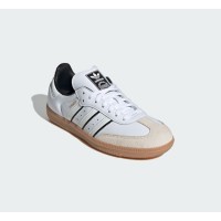 Adidas Samba OG IH5585 - Kids' White Leather Sneakers with Black Stripes and Gum Sole for Classic Everyday Style