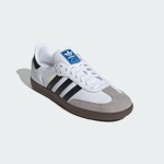 Adidas Samba OG B75806 - White Leather Sneakers with Black Stripes