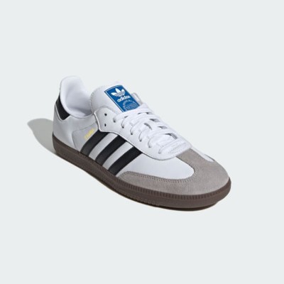 Adidas Samba OG B75806 - Classic White Leather Sneakers with Black Stripes for Timeless Street Style