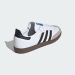 Adidas Samba OG B75806 - White Leather Sneakers with Black Stripes