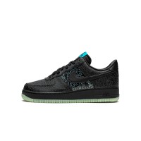 Space Jam x Nike Air Force 1 Low "Computer Chip" DH5354-001 Futuristic Black Sneakers | Glow-in-the-Dark Design