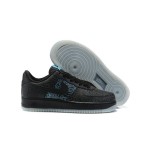 Space Jam x Nike Air Force 1 Low "Computer Chip" DH5354-001 Black Sneakers with Neon Accents and Glow-in-the-Dark Sole