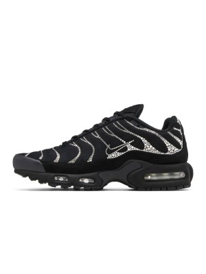 Swarovski x Nike Air Max Plus Moonlight FZ4327-001 Black Crystal TN Sneakers – Luxury Reflective Lifestyle Shoes for Men & Women